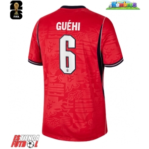 Inglaterra Marc Guehi #6 Segunda Equipación Mundial 2026 Manga Corta